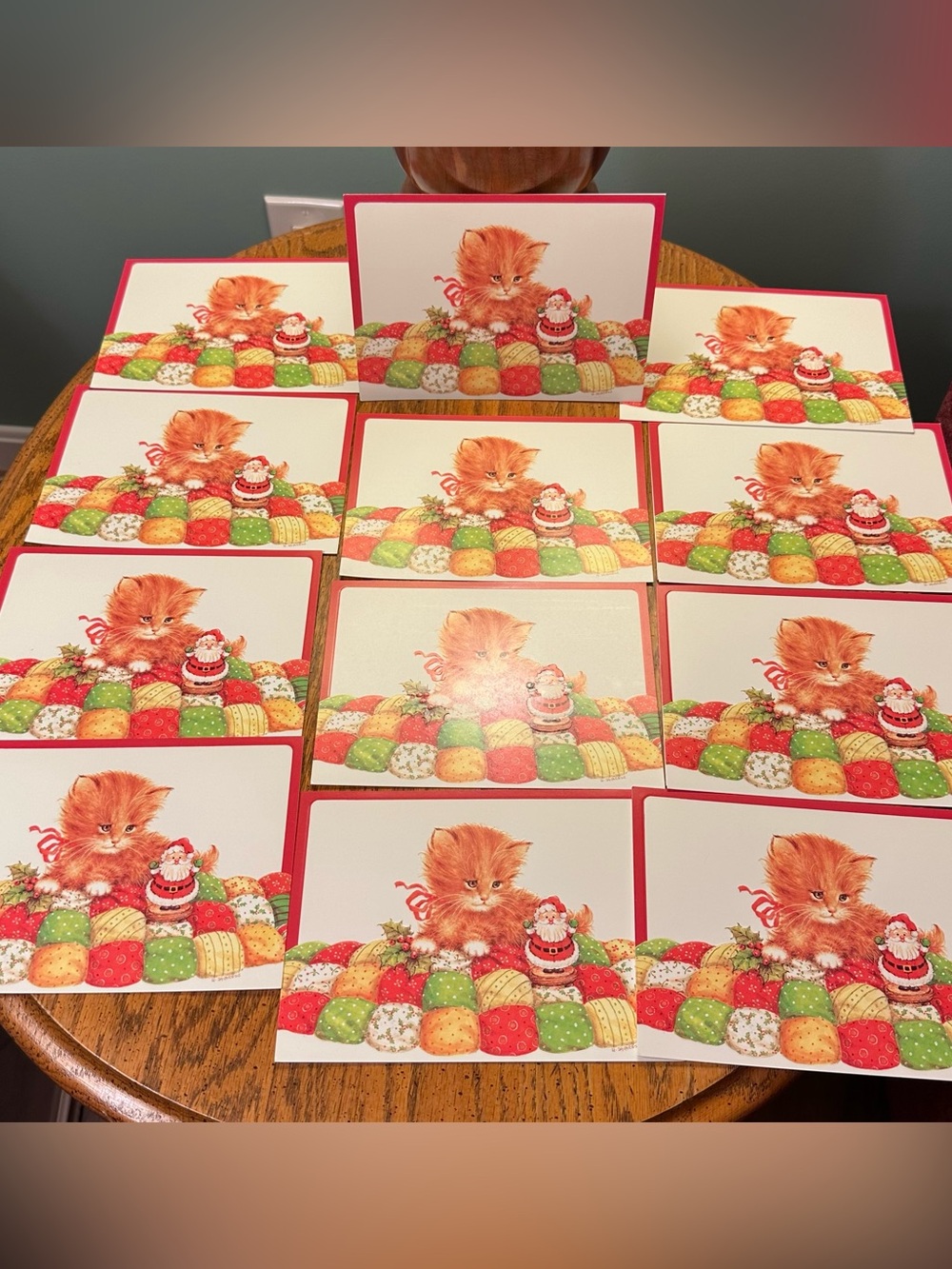 12 Unused Vintage Cards with envelopes M. Saverese